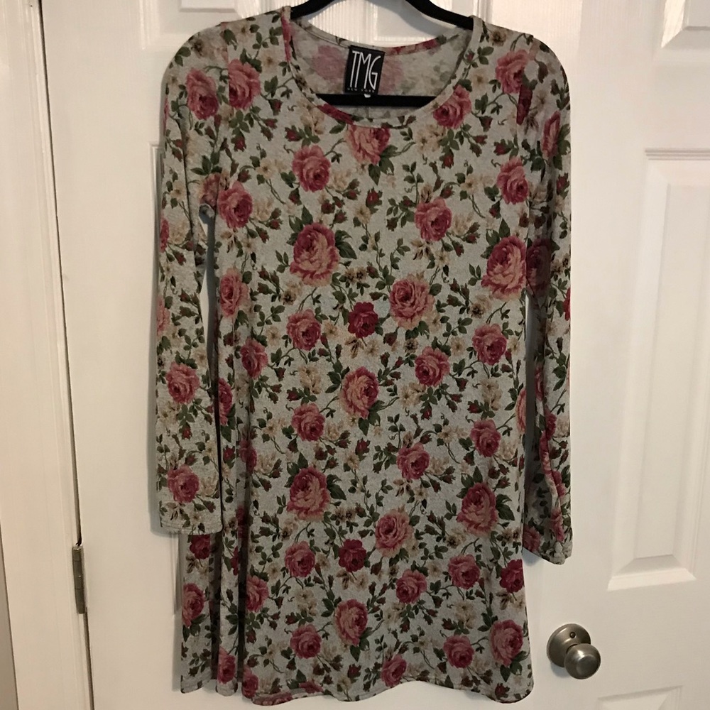 Long Sleeve Floral Dress